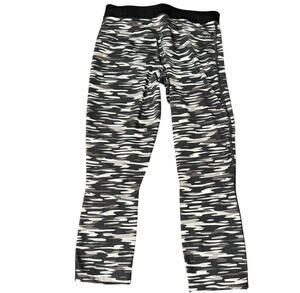 Nike Dri-Fit Black & Gray Como Print Leggings, size S